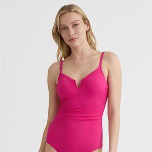 Time and Tru V Wire One Piece Swimsuit